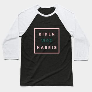 Biden Harris 2020 AKA BH2020 Pink + Green T-Shirt Baseball T-Shirt